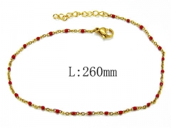 Stainless Steel Jewelry Wholesale - Stainless Steel Anklets - HY70B0513JA
