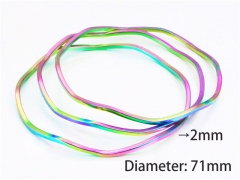 Stainless Steel Jewelry Wholesale - Stainless Steel Bangles - HY58B0324NV