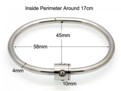 Stainless Steel Jewelry Wholesale - Stainless Steel Bangles - HY0041B258