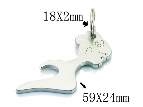 Stainless Steel Jewelry Wholesale - Stainless Steel Keychain - HY64P0804MZ