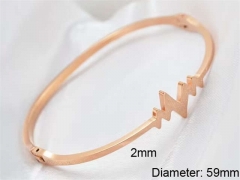 Stainless Steel Jewelry Wholesale - Stainless Steel Bangles - HY0123B031
