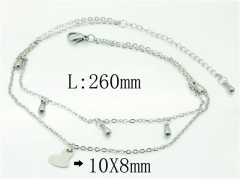 Stainless Steel Jewelry Wholesale - Stainless Steel Anklets - HY59B0769LLE