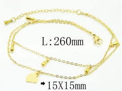 Stainless Steel Jewelry Wholesale - Stainless Steel Anklets - HY59B0774MLZ