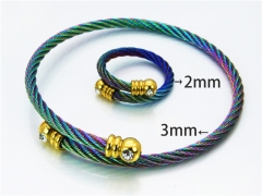 Stainless Steel Jewelry Wholesale - Stainless Steel Bangles - HY38S0162HIE