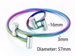 Stainless Steel Jewelry Wholesale - Stainless Steel Bangles - HY38S0183HJE