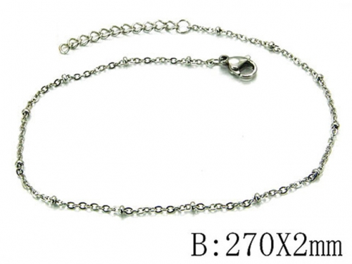 Stainless Steel Jewelry Wholesale - Stainless Steel Anklets - HY70B0526IF