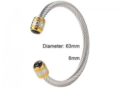 Stainless Steel Jewelry Wholesale - Stainless Steel Bangles - HY0128B139