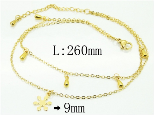 Stainless Steel Jewelry Wholesale - Stainless Steel Anklets - HY59B0768MLA