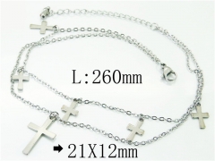 Stainless Steel Jewelry Wholesale - Stainless Steel Anklets - HY59B0828MLA