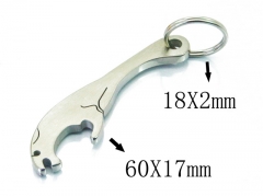 Stainless Steel Jewelry Wholesale - Stainless Steel Keychain - HY64P0801MZ