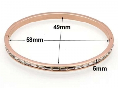 Stainless Steel Jewelry Wholesale - Stainless Steel Bangles - HY0041B168