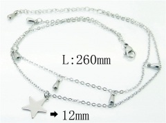 Stainless Steel Jewelry Wholesale - Stainless Steel Anklets - HY59B0802ME