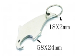 Stainless Steel Jewelry Wholesale - Stainless Steel Keychain - HY64P0802MX