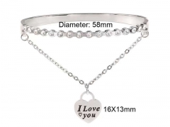 Stainless Steel Jewelry Wholesale - Stainless Steel Bangles - HY0128B123