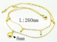 Stainless Steel Jewelry Wholesale - Stainless Steel Anklets - HY59B0813NC