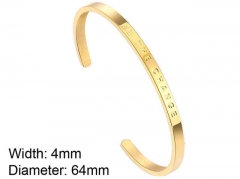 Stainless Steel Jewelry Wholesale - Stainless Steel Bangles - HY0076B302