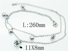Stainless Steel Jewelry Wholesale - Stainless Steel Anklets - HY59B0782MLS