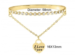 Stainless Steel Jewelry Wholesale - Stainless Steel Bangles - HY0128B125