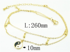 Stainless Steel Jewelry Wholesale - Stainless Steel Anklets - HY59B0762NLA