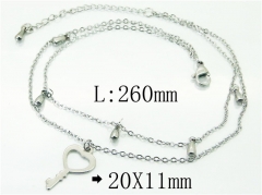 Stainless Steel Jewelry Wholesale - Stainless Steel Anklets - HY59B0820MQ
