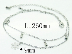 Stainless Steel Jewelry Wholesale - Stainless Steel Anklets - HY59B0767LLZ