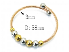 Stainless Steel Jewelry Wholesale - Stainless Steel Bangles - HY38B0526HMD