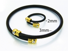 Stainless Steel Jewelry Wholesale - Stainless Steel Bangles - HY38S0160HIE