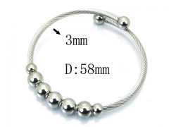 Stainless Steel Jewelry Wholesale - Stainless Steel Bangles - HY38B0520HKS
