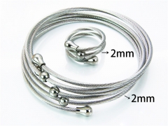 Stainless Steel Jewelry Wholesale - Stainless Steel Bangles - HY38S0121HJG