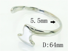 Stainless Steel Jewelry Wholesale - Stainless Steel Bangles - HY72B0060HOR