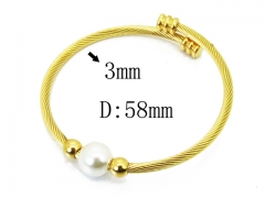 Stainless Steel Jewelry Wholesale - Stainless Steel Bangles - HY38B0536HKE
