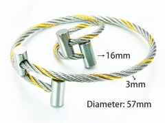 Stainless Steel Jewelry Wholesale - Stainless Steel Bangles - HY38S0187HJX
