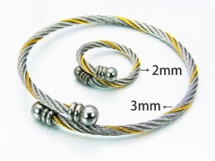 Stainless Steel Jewelry Wholesale - Stainless Steel Bangles - HY38S0152HIC