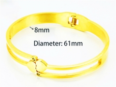 Stainless Steel Jewelry Wholesale - Stainless Steel Bangles - HY93B0338HMQ