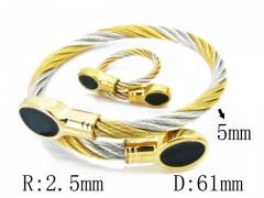 Stainless Steel Jewelry Wholesale - Stainless Steel Bangles - HY38S0250HOR