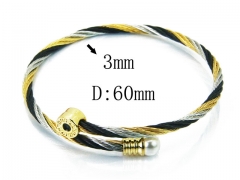 Stainless Steel Jewelry Wholesale - Stainless Steel Bangles - HY38B0567HJR