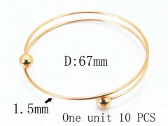 Stainless Steel Jewelry Wholesale - Stainless Steel Bangles - HY70B0574LG