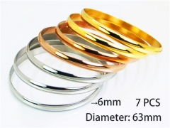 Stainless Steel Jewelry Wholesale - Stainless Steel Bangles - HY58B0316PW