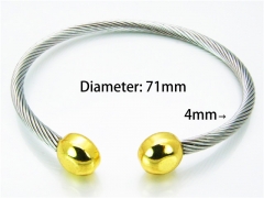 Stainless Steel Jewelry Wholesale - Stainless Steel Bangles - HY58B0190OW