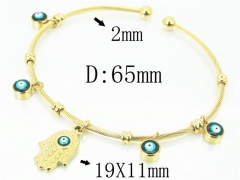 Stainless Steel Jewelry Wholesale - Stainless Steel Bangles - HY24B0096HLO