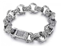 Stainless Steel Jewelry Wholesale - Stainless Steel Bracelets - HY0150B0610