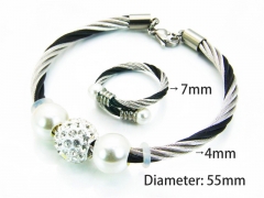 Stainless Steel Jewelry Wholesale - Stainless Steel Bangles - HY38S0209HME
