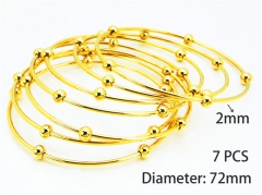 Stainless Steel Jewelry Wholesale - Stainless Steel Bangles - HY58B0306HLE