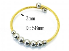 Stainless Steel Jewelry Wholesale - Stainless Steel Bangles - HY38B0521HLT