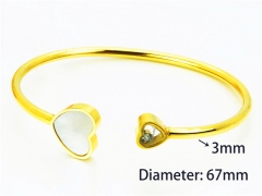 Stainless Steel Jewelry Wholesale - Stainless Steel Bangles - HY93B0305HMA