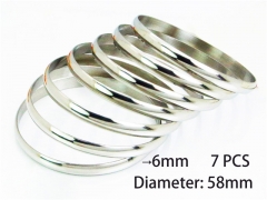Stainless Steel Jewelry Wholesale - Stainless Steel Bangles - HY58B0321NV