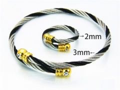 Stainless Steel Jewelry Wholesale - Stainless Steel Bangles - HY38S0168HIC