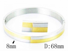 Stainless Steel Jewelry Wholesale - Stainless Steel Bangles - HY42B0129HJL