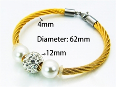 Stainless Steel Jewelry Wholesale - Stainless Steel Bangles - HY38B0435HME