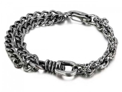 Stainless Steel Jewelry Wholesale - Stainless Steel Bracelets - HY0150B0421